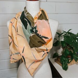 Vintage 100% Silk Scarf | Floral